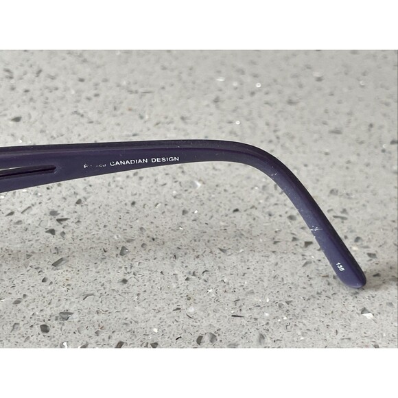 Roots Eyewear PLM CEN 51-18-135 Plum Purple Half Rim Eyeglasses Frames ONLY - Picture 7 of 8